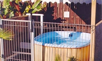 heated spa pool